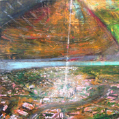 Antichi e Nuovi Eventi - Mixed media on board 70x72, 2006